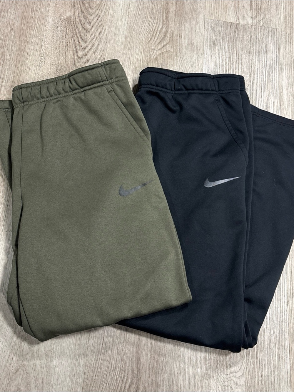 Lot of 2 Size XL - Nike Therma-Fit Open Hem Fitness Men's Pants gym